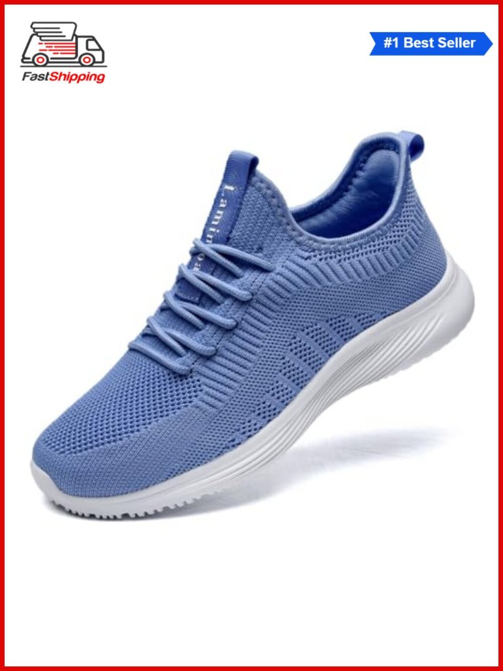 ✨ Women's Slip-On Walking Sneakers Lightweight Running Shoes Mesh Knit Memory
